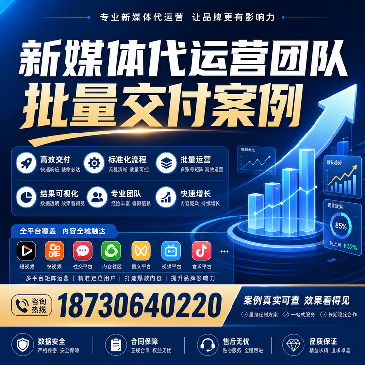 甘南代运营公司多客户账号批量高效交付案例